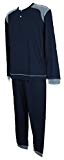 Pajamas man cotton long-sleeved neck seraphim RAGNO article N25661