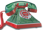 Novelty Polyconcept Coke Green Glass Phone Coca-cola Green Glass Phone