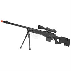 WellFire ShadowOps MK96 AWP Bolt Action Airsoft Sniper Rifle - BLACK