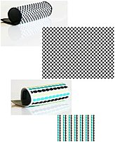 Schatzii Bm2p-008 Smart Cloth - 2 Pack - Patterns: Car Wash (blue/tan/green Cloth) / Bullet Proof (black And White Cloth)