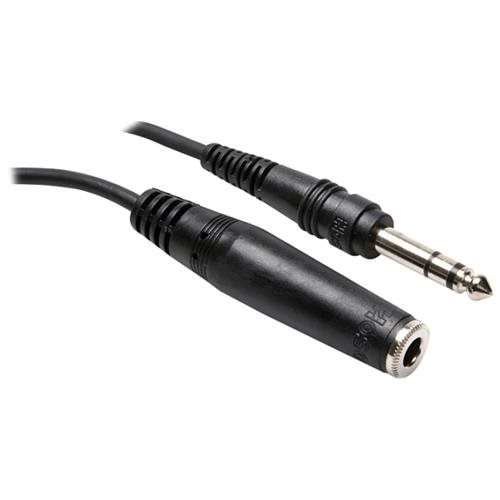 Hosa HPE-325 Audio Extension Cable - 25 ft - 1 x 6.35mm Male Stereo Audio - 1 x 6.35mm Female Stereo Audio - Nickel-plated Contacts