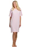 Fishers Finery Women's Tranquil Dreams Sleep Tee  Comfort Fit, Heavenly Pink, Regular