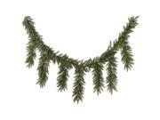 9' X 12" Pre-lit Camdon Fir Artificial Icicle Christmas Garland - Clear Dura-lit Lights