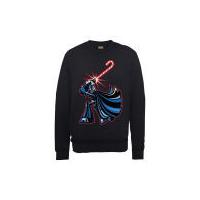 Star Wars - Christmas Candy Cane Darth Vader Sweatshirt - Black