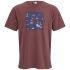 Rip Curl Men's Square Icon Yardages Short Sleeve T-Shirt - Burnt Russet