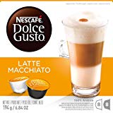 Nescafe Dolce Gusto Latte Macchiato Capsules, 16 Count