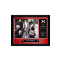 Manchester United Sir Alex 25 Years - 16"" x 12"" Framed Photographic