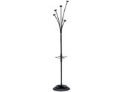 Alba PMFESTYN Festival Coat Tree, Five Knobs, Black