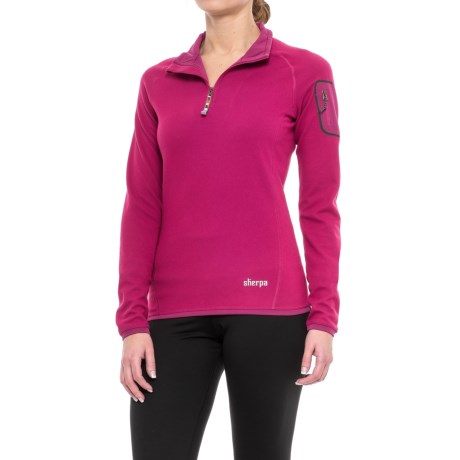 Dikila Shirt - Upf 50 , Zip Neck, Long Sleeve (for Women)