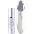 The Rio Eye Refresh will soothe and refresh your delicate eye area, helping to banish signs of fatigue. Using Peltier technology, the device combines warming thermotherapy to aid the absorption of the Contour Eye Serum into the dermal layer with cooling cryotherapy to quench and hydrate the skin, as well as locking in active ingredients. Your eyes will look brighter and more youthful. - L.M.  Directions for Use:    Ensure the unit is fully charged  Press and hold the power button to turn the unit on  The mode light will flash blue  When the blue light is on continuously, the device is ready for use  Choose your treatment  Both sides work at the same time: The thermotherapy side warms up and the cryotherapy side remains cool  The unit will take around 60 seconds to reach optimum temperature  The unit will turn off automatically after 12 minutes  Press and hold the power button to turn off at any time  Clean the head of the unit with a damp tissue after use   Contains:    Eye Refresh unit  Eye Serum 30ml  Stand  Power adaptor