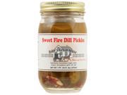 Byler's Relish House Homemade Sweet Fire Dill Pickles 16 oz