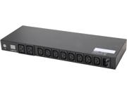TRIPP LITE PDUMH20HV PDU Metered 200 240V 20A 8 C13 Style: Horizontal Front Panel LEDs: Digital display reports total PDU output current in amps Certifications: Tested to UL 60950-1 (USA, Canada), Class A (Emissions), NOM (Mexico), CE (IEC 60950), RoHS compliant, TAA compliant Input Voltage: 200; 208; 220; 230; 240 Input Connector(s): NEMA L6-20P; IEC-320 C20 Operating Elevation: 0 - 10,000 Features: Includes L6-20P and C20 line cord options (detachable via C20 inlet)  Outlets are arranged in a single unbreakered, metered load bank  Current meter offers the ability to monitor network power consumption levels to prevent mains, generator, UPS or PDU overloads and to ensure proper load balance in complex redundant power applications  Included cord retention brackets keep vital network equipment plugged in and continuously powered  1U rackmount installation suppo...