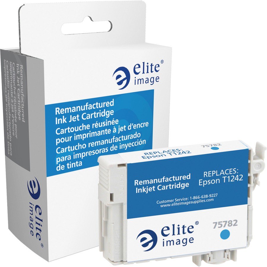 Ink cartridge is designed for use with Epson Stylus NX125, NX127, NX130, NX230, NX330, NX420, NX430; Workforce 320, 323, 325 and 435. Remanufactured cartridge yields approximately 210 pages. Elite Image is ISO certified.