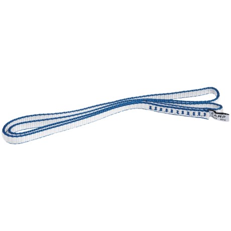 CLOSEOUTS . Made of super-strong, lightweight and flexible Dyneemaand#174; webbing, C.A.M.P. USAand#39;s 11mm Express runner is a long-lasting climbing accessory that works well as a double draw and anchor sling.