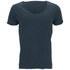 Men's short sleeve T-shirt from Jack & Jones Originals with pure cotton construction and raw, unfinished edges. Cutting a regular fit, the tee features a scoop neck and slightly curved hem with side slits. Visible centre seam to the back. - K.N.  100% Cotton