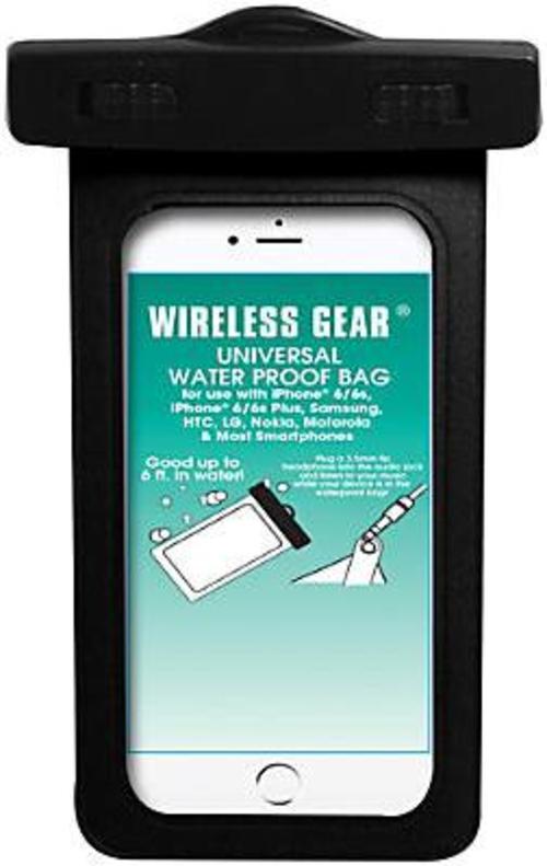 Wireless Gear G0364 Waterproof Bag is perfect for the beach, poolside, camping or anywhere water might damage your phone