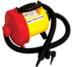"Sportsstuff 3.0 PSI Pump Brand New Includes 90 Days Warranty, The Sportstuff 57-1508 is a 110 volt Air Pump for inflating and deflating your tube at unprecedented speed