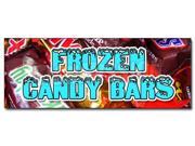 24" FROZEN CANDY BARS DECAL sticker snickers 3 three musketeers reeses stick Type: Small Decals