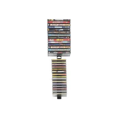 Atlantic Media Stix - Media storage rack - capacity: 64 CD/DVD - black