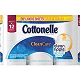 Cottonelle Clean Care Toilet Paper, Double Roll, 6 Count (Pack of 8)