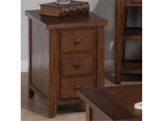 Jofran 443-7 Clay County Oak Chairside Table Type: Baskets Size Width: 1 Size Height: 1 Color Mapping: Multi-Color Style: Contemporary Brand: Jofran