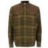 Men?s ?Granit? green check lumberjack shirt from Swedish outdoor brand, Fjallraven. Crafted from a warm wool blend, the thick flannel shirt is insulated for warmth and will keep you warm even when wet. The contrast shoulders, chest flap pockets and lining are made from Fjallraven?s durable G-1000 fabric. Complete with a curved hem, button cuffs and a Sweden flag tab on the left side seam.Main: 45% Acrylic, 25% Polyester, 25% Wool, 5% Other Fibres. Shoulders/Lining: 65% Polyester, 35% Cotton.
