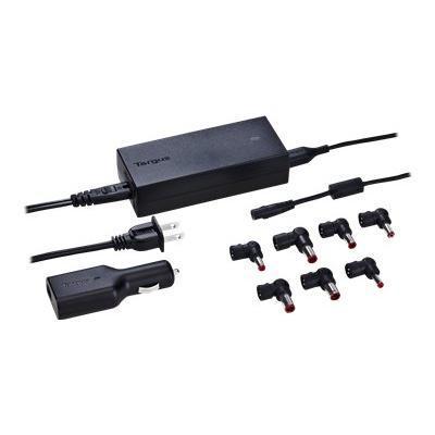 Targus Laptop Travel Charger with USB Fast Charging Port - Power adapter - AC / car / airplane - for Acer Aspire V5  ASUS X55X  HP 14  Envy dv6  m7  Pavilion 15  dv6129  dv664