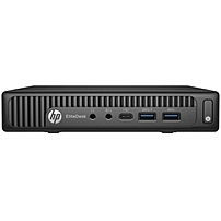 B HP's smallest and most powerful business class desktop  b  p Powered for the enterprise, the ultra small HP EliteDesk 800 Desktop Mini features the performance required by today's workforce and a stylishly redesigned chassis for the modern workplace