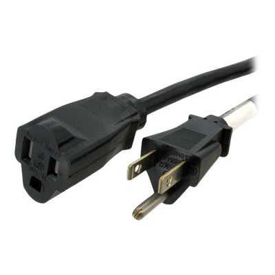Axiom - Power extension cable - NEMA 5-15 (P) to NEMA 5-15 (R) - 120 V - 13 A - 1 ft