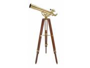 Celestron 21034 Ambassador 80AZ Telescope Type: Telescopes Specifications: SPECIFICATIONSOptical Design: RefractorAperture (mm): 80 mm (3.15 in)Focal Length: 800 mm (31 in)Focal Ratio: 10Focal Length of Eyepiece 1 (mm): 25 mm (0.98 in)Magnification of Eyepiece 1: 32 xFinderscope: 6x30Highest Useful Magnification: 189 xLowest Useful Magnification: 11 xLimiting Stellar Magnitude: 12Resolution (Rayleigh): 1.74 arc secondsResolution (Dawes): 1.45 arc secondsLight Gathering Power (Compared to human eye): 131 xOptical Coatings: Fully CoatedWarranty: 2&acirc;&euro;&ldquo;year Telescope Warranty Color: Platinum Objective Lens: 80 Resolution: (Rayleigh): 1.74 arc seconds  (Dawes): 1.45 arc seconds Total Magnification: 189