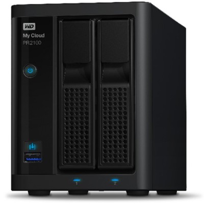 WD My Cloud PR2100 WDBBCL0000NBK - NAS server - 2 bays - RAID 0  1  JBOD - Gigabit Ethernet