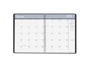 House of Doolittle 268-02 Ruled Monthly Planner w/Expense Log, December-January, 6-7/8 x 8-3/4, Black Type: Appointment & Address Books