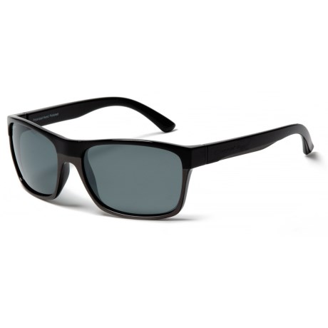 CLOSEOUTS . Keep your vision clear, even on the brightest of days with the classic profile and glare-reducing polarized lenses found in Coyote Eyewearand#39;s Twisted sunglasses. Available Colors: BLACK MATTE/SLIVER MIRROR, BLACK/TORTOISE/BROWN.