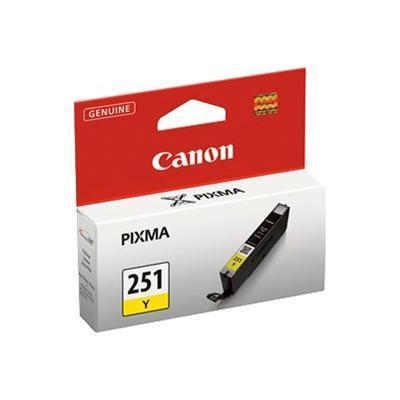 Canon CLI-251Y - Yellow - original - ink tank - for PIXMA iP8720  IX6820  MG5520  MG5522  MG5620  MG5622  MG6420  MG6620  MG7120  MG7520