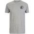 Men?s grey cotton T-shirt from London-based streetwear brand Rum Knuckles. Crafted from soft pure cotton, the classic tee is cut for a regular fit and comprises a crew neckline, short sleeves and a straight hem. Complete with the label?s signature skull logo to the chest as well as to the rear.  100% Cotton
