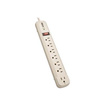 Tripp Lite Surge Protector Power Strip TL P74 R 120V Rt Angle 7 Outlet 4' Cord - Surge protector - 15 A - AC 120 V - 1.8 kW - output connectors: 7