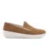 Women's slip-on trainers from Fitflop. Soft and flexible, the 'Superskate' sneakers are crafted with perforated nubuck uppers and feature elasticated detail for a foot-hugging fit. Biomechanically engineered, the ergonomic shoes are built upon a SupercomFF? midsole, a lightweight and flexible base which diffuses areas of pressure with dual-density technology. Softly padded and lined in breathable leather, the trainers offer an average (width) fit and a slip-resistant rubber outsole.  Upper: Nubuck. Lining: Leather. Sole: SupercomFF?.  Approved by APMA (American Podiatric Medical Association).