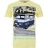 Men?s yellow cotton ?Camper? T-shirt from surfwear label Hot Tuna. Crafted from soft pure cotton, the classic tee is cut for a regular fit and comprises a ribbed knit crew neckline, short sleeves and a straight hem. Complete with a Camper Van print to the chest and Hot Tuna branding.     100% Cotton