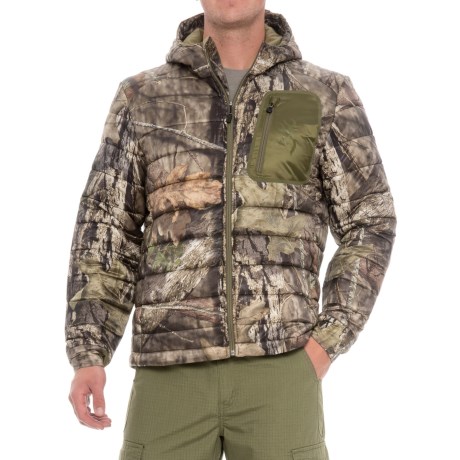 CLOSEOUTS . Whether you aim to use it as a lightweight standalone jacket or a warm insulating layer under your waterproof hunting shell, you can rest assured that Browningand#39;s Tommy Boy PrimaLoftand#174;jacket will always be a bulland#39;s-eye shot for water-resistant, highly compressible comfort. Available Colors: MOSSY OAK BREAK UP COUNTRY, REALTREE XTRA. Sizes: 2XL, 3XL, L, M, S, XL.