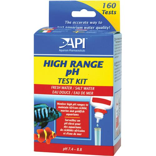 MARS FISHCARE NORTH AMER, 27, HIGH RANGE PH TEST KIT, 37ML/160 TESTS