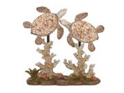 Outstanding Polystyrene Double Sea Turtle Type: Sculptures & Figurines Size Width: N/A Size Height: N/A Color/Finish: Multi