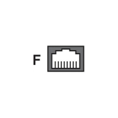 Black Box Value Line CAT5e - Modular insert - red - 1 port (pack of 10 )