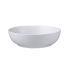 The Jamie Oliver White Serving Bowl has a simplistic design that's accentuated with subtle, textured lines. Made of porcelain, the bowl is both dishwasher and microwave safe, and has a diameter of 23cm. - L.M.  Features:    Jamie Oliver White Serving Bowl  Simplistic design  Accentuated with subtle, textured lines  Made of porcelain  Dishwasher and microwave safe  Diameter: 23cm