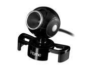 IHome IH-W350DB 1.3 M Effective Pixels USB 2.0 MyLife Webcam Pro - Black Image Sensor: 1.3 MP CMOS Sensor Max
