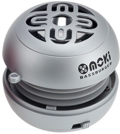 Moki BassBurger is the amazing palm size boom-box that creates sound way beyond its tiny 2-inch size