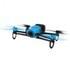 Parrot Bebop Drone produces the best flight performance ever seen in a leisure drone. The feather-weight ABS reinforced structure makes Parrot Bebop Drone robust and safe. In case of an emergency, the emergency function automatically stops the propellers and lands the drone. EPP hulls are included in the pack and ensure that indoor flights are safer.  Astoundingly stable To ensure optimal stability without compromising the maneuverability, the Bebop Drone automatically analyses data from numerous 3-axis sensors: accelerometer, gyroscope, magnetometer. One ultrasound sensor with an 8 metres reach, one pressure sensor and one vertical camera to mesure speed.  14 megapixels ?Fisheye? camera  Equipped with a 14 megapixel  fisheye  camera, the Parrot Bebop Drone records videos and takes pictures within a 180° field of view with remarkable image quality. Full-digital image stabilisation technology allows the Bebop Drone to take remarkably stable and clear aerial footage regardless of the drones movements, as well as providing a splash and dust proof lens. Action cameras often show distorted horizontal lines. The Parrot Bebop Drone camera provides undistorted lines resulting in a perfect, uncurved horizon.  Embedded GPS with Flight Map control Thanks to the integrated GPS, control your Bebop drone directly on the map: plan your flights on your smartphone and let your drone do the rest! Accurate GPS localisation: around 2 metres with the GNSS chip and tracking with the Glonass satellite. Save over 350 flights and watch them in 3D with the Parrot Cloud thanks to the altitude and speed data collected.  Flight Plan will be available as an in-app Freeflight 3 purchase  Freeflight 3: An ultra intuitive application The user-friendly application was developed for usability allowing the pilot to be entirely focused on the pleasure of flying. From the home page of the app the pilot can access basic functionalities: Piloting, photos/videos, flight plan, Cloud  Pilot Academy ...   Freeflight 3  offers users complete control of their altitude and speed settings and piloting mode (accelerometer, virtual joystick...).  It also includes fun features such as one-touch Flip! The Parrot Bebop Drone photo and video stream is synchronised in real time with your smartphone: Instantly share your best photos on Facebook or Instagram and showcase your flights on Youtube with the touch of a finger.  Parrot Bebop Drone generates its own Wi-Fi hotspot  MIMO Wi-Fi connection: Parrot Bebop Drone embarks 2 dual-band Wi-Fi antennas that allows it to handle both 2.4 GHz and 5 GHz MIMO frequencies. It generates its own Wi-Fi 802.11 network. Depending on the network interference, you can select the frequency of your choice.  Stabilised full HD 1080p video   Thanks to algorithms developed by Parrot engineers, the Bebop Drone benefits from an exclusive 3-axis image stabilisation system that maintains a fixed angle of the view regardless of the inclination of the drone and its movements caused by wind turbulence.  180° vision controlled by the pilot The pilot can control the angle of the camera directly in the piloting application with a simple movement of the thumb. The horizontal movement on a 180° angle is fully digital and does not affect your drone's movements.  Parrot Cloud Keep track of all your flights and share your photos, videos and navigation data with other members of the Parrot Cloud. Share your data with the community while you are connected to YouTube and Facebook. Join the Parrot Cloud with over 150,000 registered pilots. Enjoy free backup of your flight data and 3D replay.  Return Home   When ?Return Home? is selected the Bebop drone returns directly to its starting position when the altitude is greater than 10 metres. If the altitude is less or equal to 10 metres, it will rise and stabilise itself at 10 metres before returning to its take-off position in a straight line. Once it has reached its take-off position, it will stop and hover 2 metres above the ground.  Freeflight 3 - Free App Parrot Bebop Drone comes with a free piloting application  Freeflight 3  for iOS and Android smartphones and tablets.