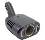 "Magellan CADDC-100 Brand New Includes One Year Warranty, The Arkon CADDC-100 is a Power Inverter with Dual USB ports and 12V/24V Accessory Outlet