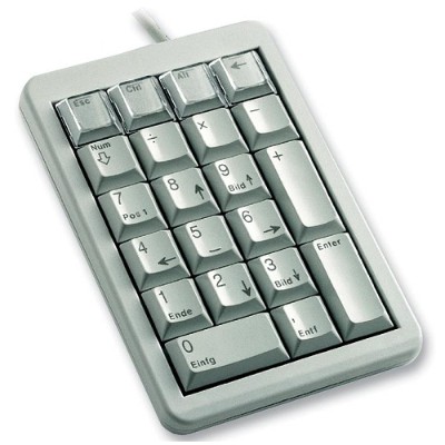 CHERRY Keypad G84-4700 - Keypad - USB - US - light gray
