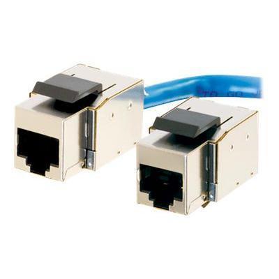 C2G Cat5e Toolless Keystone Jack - Fully Shielded - Modular insert - RJ-45 - silver - 1 port