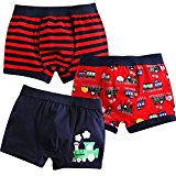 Jojobaby Baby Toddler Kids 2T-7T Boys Boxer Brief 3-pack Underwear Set 100cm 3T